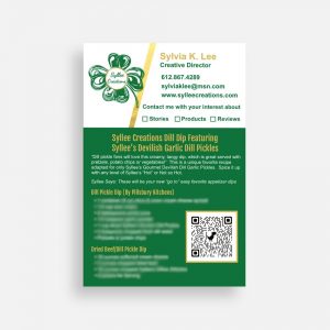 Dyllee Dip Recipe Card