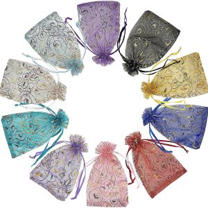 Pretty Colored Organza Bag for Multiples