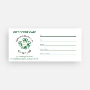 Syllee Creations Gift Certificate